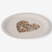 Assiettes En Carton Cream Coffee Heart Cups (Angle)