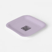 Assiettes En Carton Create a QR Code | Pale Lavender Violet (Angulaire)