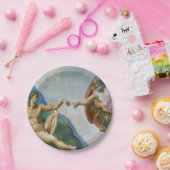 Assiettes En Carton Création d'Adam - Michaël Angelo 1475 - 1564 (Fête)