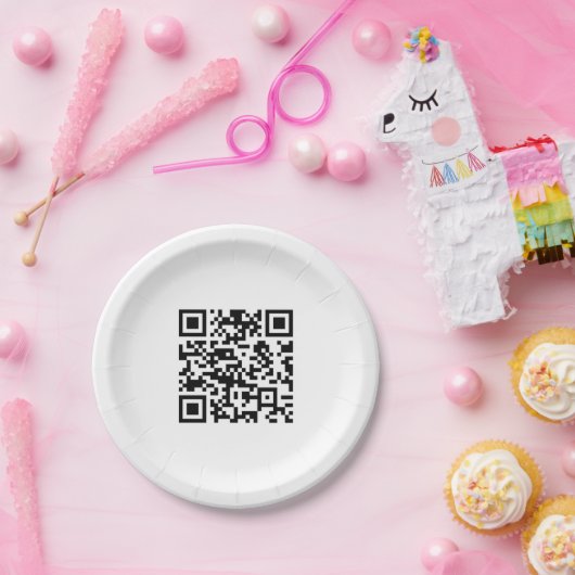 Assiettes En Carton Création instantanée de code QR (en entrant votre  (Fête)