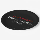 Assiettes En Carton Création personnelle (Angle)