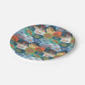 Assiettes En Carton Création sous-marine Conception de collage (Angle)