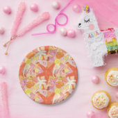 Assiettes En Carton Créatures de la mer Pastel (Fête)