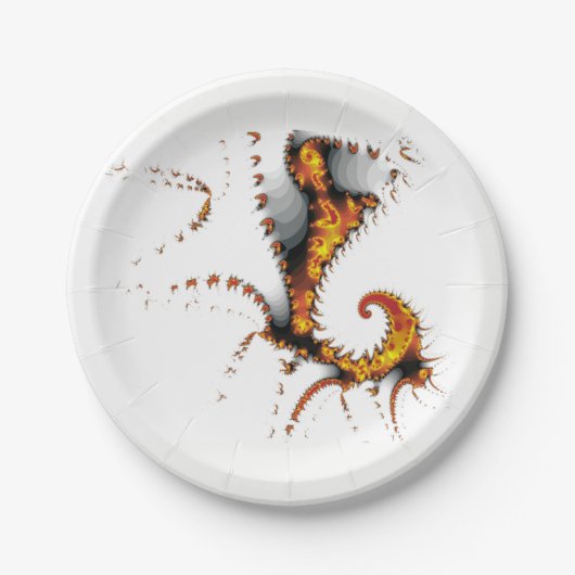 ASSIETTES EN CARTON CRÉATURES MYTHIQUES (Devant)