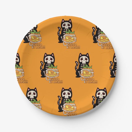 Assiettes En Carton 🎃 Creep It Real! 🐾 (Devant)