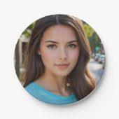 Assiettes En Carton créer une simple plaque de papier personnel photo (Devant)