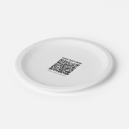 Assiettes En Carton Créez instantanément un code QR pour n'importe que (Angle)