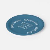 Assiettes En Carton Créez les vôtres (Angle)