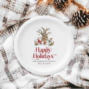 Assiettes En Carton Créez vos fournitures de fête de Noël personnalisé