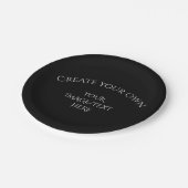 Assiettes En Carton Créez votre propre (Angle)