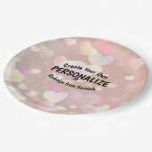 Assiettes En Carton Créez votre propre (Angle)