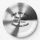 Assiettes En Carton Créez votre propre (Devant)