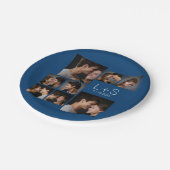 Assiettes En Carton Créez votre propre collection photo Mariage Monogr (Angle)