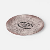 Assiettes En Carton Créez votre propre conception personnalisée (Angle)