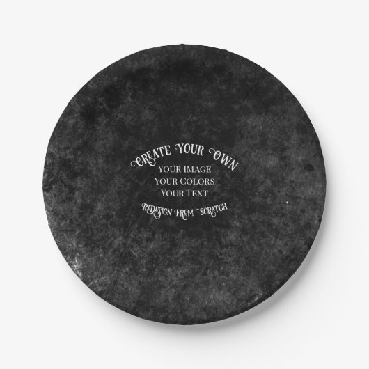 Assiettes En Carton Créez votre propre conception personnalisée (Devant)