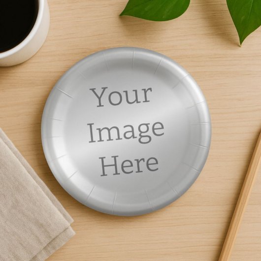 Assiettes En Carton Créez votre propre flacon d'argent en platine méta