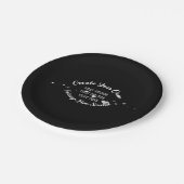 Assiettes En Carton Créez votre propre image personnalisée (Angle)