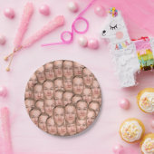 Assiettes En Carton Créez votre propre photo personnalisée Funny Selfi (Fête)