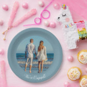 Assiettes En Carton Créez votre propre plaque de papier Fiançailles ph (Fête)