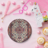 Assiettes En Carton Crème bleue perse (Fête)