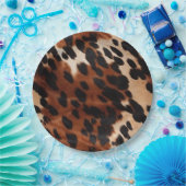 Assiettes En Carton Crème Brown noir (Fête)