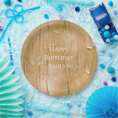 Assiettes En Carton Crème d'or Gâteau jaune Frosting Anniversaire (Fête)