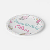 Assiettes En Carton Crème glacée Douce Célébration Anniversaire Fête N (Angle)