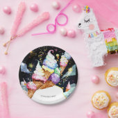 Assiettes En Carton Crème glacée douce et crémeuse (Fête)