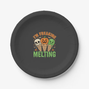 Assiettes En Carton Crème Glacée Fondante Halloween