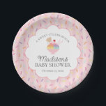 Assiettes En Carton Crème glacée Sundae Parsemé de Baby shower d'amour<br><div class="desc">Saupoudré d'Amour ! La façon la plus douce de célébrer un petit en chemin ! Cette collection de baby showers à thème crème glacée à la crème glacée présente des boules de crème glacée sucrée, des arrosages pastel et n’oubliez pas la cerise sur le dessus. Une douce fête pour les...</div>