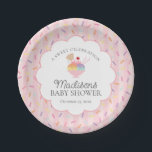 Assiettes En Carton Crème glacée Sundae Parsemé de Baby shower d'amour<br><div class="desc">Saupoudré d'Amour ! La façon la plus douce de célébrer un petit en chemin ! Cette collection de baby showers à thème crème glacée à la crème glacée présente des boules de crème glacée sucrée, des arrosages pastel et n’oubliez pas la cerise sur le dessus. Une douce fête pour les...</div>