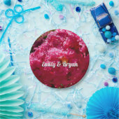 Assiettes En Carton Crepe Myrtle Tree Magenta Floral (Fête)