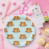 Assiettes En Carton Crêpes avec sirop d'érable et Motif Polkadot (Fête)