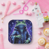 Assiettes En Carton CrescentMoonFrog (Fête)