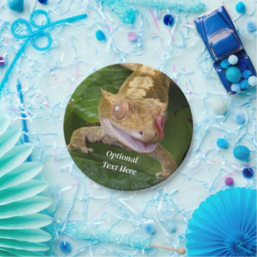 Assiettes En Carton Crested Gecko (Fête)