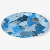 Assiettes En Carton Crête de couleur 6 (Angle)