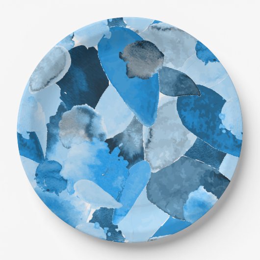 Assiettes En Carton Crête de couleur 6 (Devant)