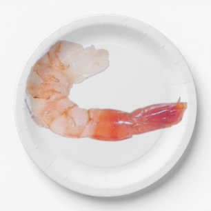 Assiettes En Carton Crevette