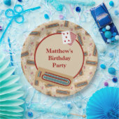 Assiettes En Carton Cribbage Game Thème Personnalisé Parti (Fête)