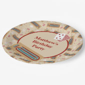 Assiettes En Carton Cribbage Game Thème Personnalisé Parti (Angle)
