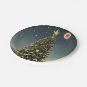 Assiettes En Carton Crimson Noel (Angle)