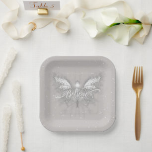 Assiettes En Carton Croire Fairy Starlight Imaginaire