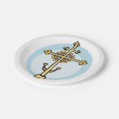 Assiettes En Carton Croix religieuse (Angle)