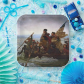 Assiettes En Carton Crossing Delaware 1776 : Général George Washington (Fête)