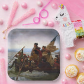 Assiettes En Carton Crossing Delaware 1776 : Général George Washington (Fête)