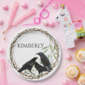 Assiettes En Carton Crow Inséparables (Fête)