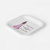 Assiettes En Carton Crowning Queens Pageant Send-off Party Plates (Angulaire)