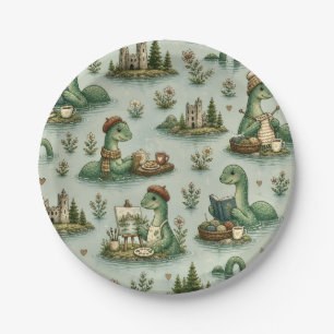 Assiettes En Carton Cryptides cosy Nessie Monstre du Loch Ness loisirs