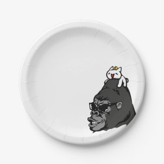 Assiettes En Carton Cryptocurrency MonaCoin Gorilla and Monar