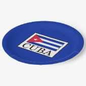 Assiettes En Carton Cuba (Angle)